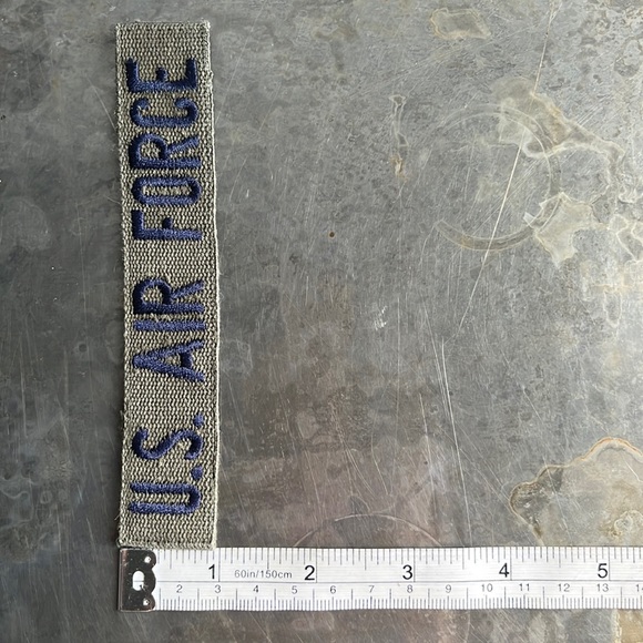 U.S. AIR FORCE embroidered tape patch - vintage - Picture 9 of 10